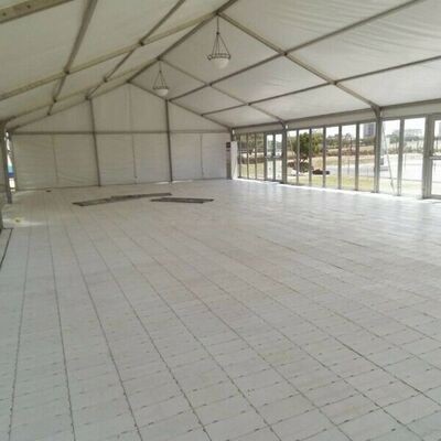 Chapas de piso de PP interligadas para Golf Paddle Tennis 30.2x10.1cm