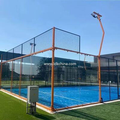 Nhà cung cấp mái che sân tennis Padel toàn cảnh trong nhà và ngoài trời chất lượng cao Tùy chỉnh Sân tennis Padel có thể tháo rời