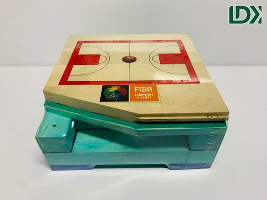 High-Performance Interlocking Wood Sports Floor Shock Absorption & Easy Installation for Training